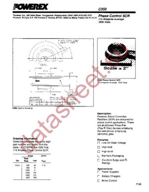 C350PB datasheet  